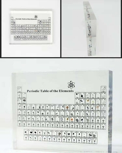 Tabela Periódica Acrílica De Elementos 3d Decoração - loja online
