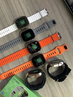 Relógio Inteligente Smatwatch Dt8 Ultra 3 Botao Sos + Película e Pulseira de Brinde Lançamento - comprar online