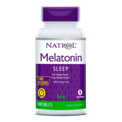 Melatonina Natrol Time Release, Liberação Prolongada, 3 mg, 100 Comprimidos