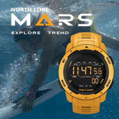 Relógio Estilo Militar North Edge Mars Á Prova D´água Sport - loja online