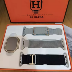 Smartwatch Relógio Inteligente Ultra S9 + Kit 3 Pulseiras