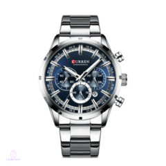 Relógio Masculino Curren Luxo Aço Inoxidável 8355 Cronógrafo - comprar online