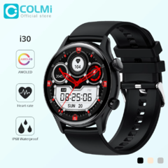 Smartwatch Colmi I30 Tela 1.39 Amoled 2 Pulseiras - loja online