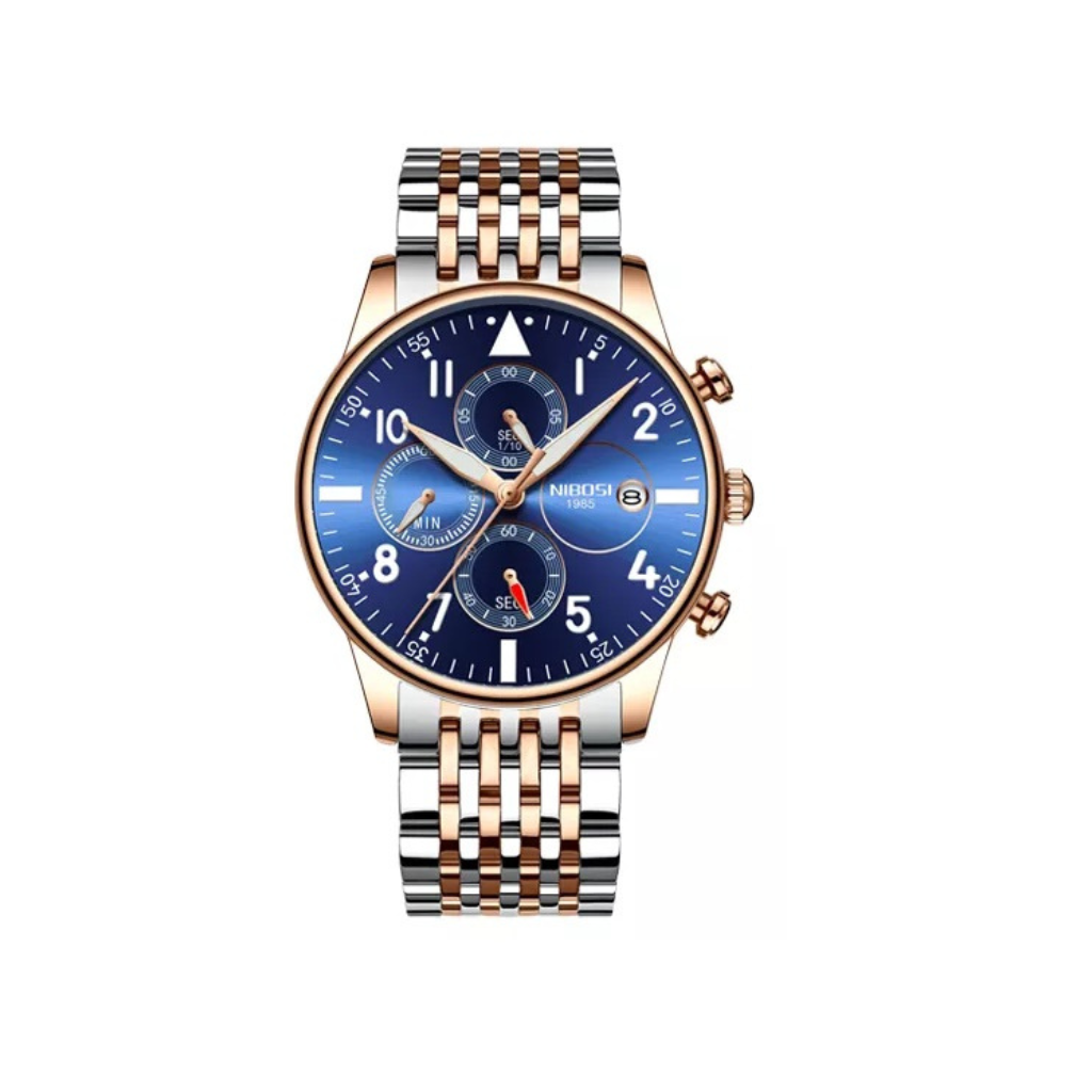 Rel gio Nibosi 2368 Luxo Blindado A o Inoxid vel