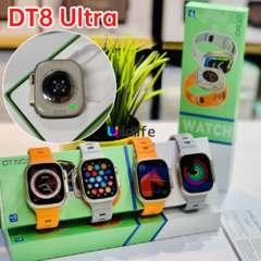 Relógio Inteligente Smatwatch Dt8 Ultra 3 Botao Sos + Película e Pulseira de Brinde Lançamento - loja online