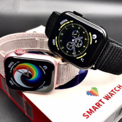 Smartwatch Hw18 Tela Infinita 40 mm Com 2 Pulseiras - Lá de Fora Shop