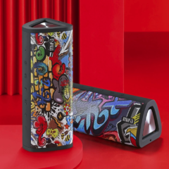 Caixa De Som Bluetooth 5.0 Mifa A10+ Black-graffiti 20w Ipx7 na internet