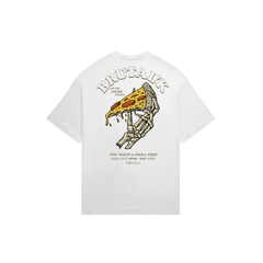 Camiseta Oversized - Love Pizza White - comprar online