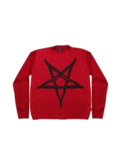 Suéter Feminino - Pentagram Red