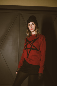 Suéter Feminino - Pentagram Red - loja online