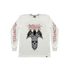 Camiseta Manga Longa - Hellfire White