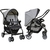 Carrinho Travel System Rio x Mesclado Cinza Burigotto - comprar online