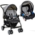 Carrinho Travel System Rio x Mesclado Cinza Burigotto