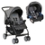 Carrinho Travel System Rio x Mesclado Preto Burigotto