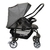 Carrinho Travel System Rio x Mesclado Preto Burigotto na internet