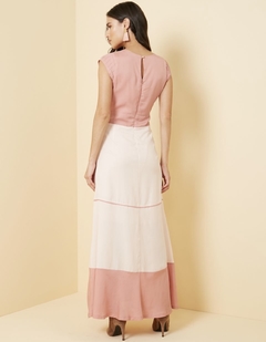 VESTIDO LONGO PARIS ROSA - Boutique Santa Rosa