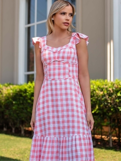 Vestido Viscose Vichy na internet