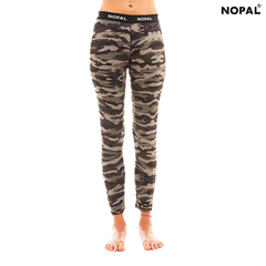 CALZA TERMICA UNISEX CAMUFLADO. NOPAL - comprar online