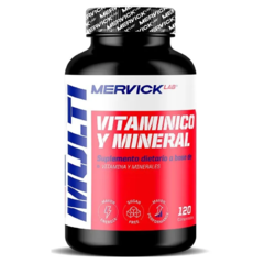 Multivitaminico Vitaminas y Minerales 120 Comp - Mervick