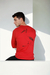Camiseta vermelha manga longa pelicano traços - SLIM - comprar online