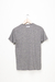 Camiseta cinza com bolso preto - loja online