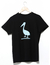 Camiseta preta pelicano xadrez - SLIM na internet