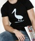 Camiseta preta pelicano xadrez - SLIM - comprar online