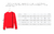 Camiseta vermelha manga longa pelicano traços - SLIM - comprar online