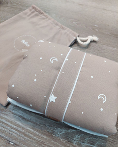 Cambiador Simple Lunas y Estrellas Camel - comprar online