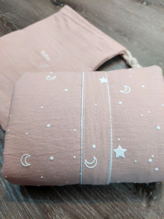 Cambiador Simple Lunas y Estrellas Rosa - comprar online