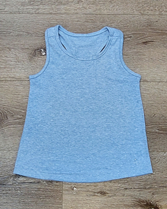 Musculosa algodón Celeste