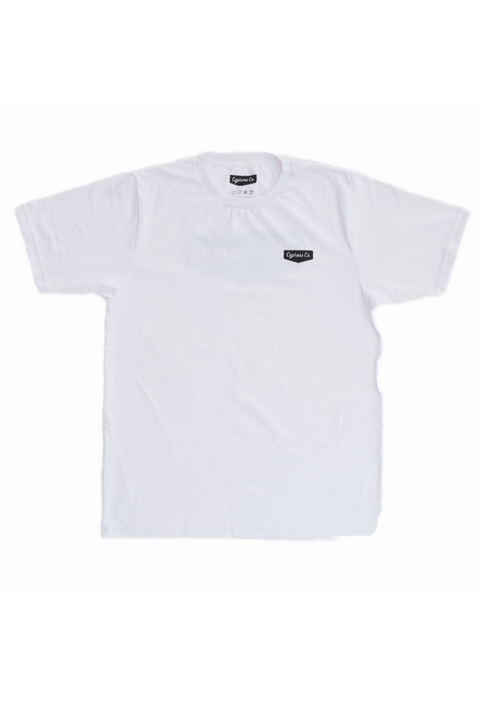 Remera Cypress Logo Blanca