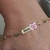 Pulseira personalizada infantil nome Manu