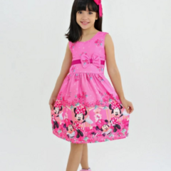 Vestido-Infantil-Tradicional-Minnie-Rosa