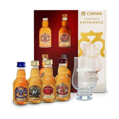 Chivas Experience 4 x 50cc + Vaso