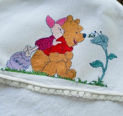 Toalha de bebê com capuz Winnie the Pooh