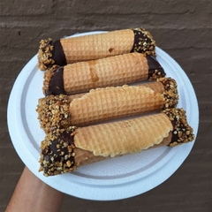 Cannolis c/Helado Sabor Dulce de Leche - Nuestros Sabores