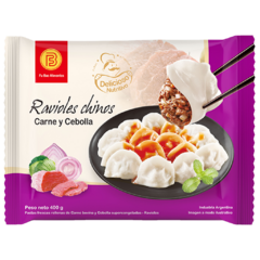 Ravioles Chinos de Carne y Cebolla 400 gs. - Fu Bao - comprar online