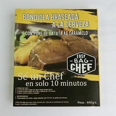 Bondiola Braseada a la Cerveza con Pure de Batata al Caramelo 440 gs. - Easy Bag Chef