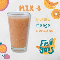 Smoothies Mix 4 (Mango, Durazno y Frutilla) x 150 gs. - Frugoos