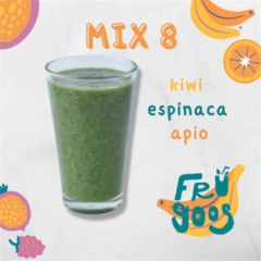 Smoothies Mix 8 (Apio, Espinaca y Kiwi) x 150 gs. - Frugoos