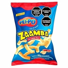 Zaamba Snacks Palitos a Base de Harina de Maiz y Pasta de Mani 60 gs. - Peipo - comprar online