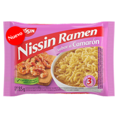 Sopa Instantanea Ramen Sabor a Camaron 85 gs. - Nissin