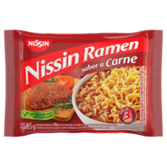 Sopa Instantanea Ramen Sabor a Carne 85 gs. - Nissin