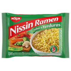 Sopa Instantanea Ramen Sabor a Verduras 85 gs. - Nissin