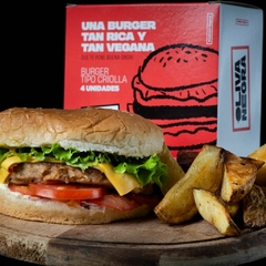 Hamburguesas Criollas Veganas 400 gs. - Oliva Negra