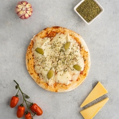 Pizza Muzzarella Sin TACC 4 Porciones c/ Aluminio - Cresfood