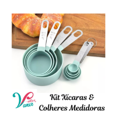 Kit Xícaras & Colheres Medidas