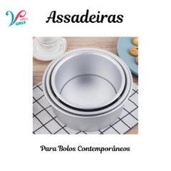 Assadeiras para Bolos Contemporâneos - 3 Tamanhos