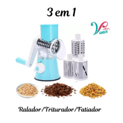 3 em 1 - Ralador/Triturador/Fatiador